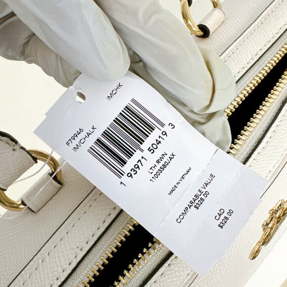 Coach F79946 Rowan Satchel IN CHALK - Picture 8 of 8